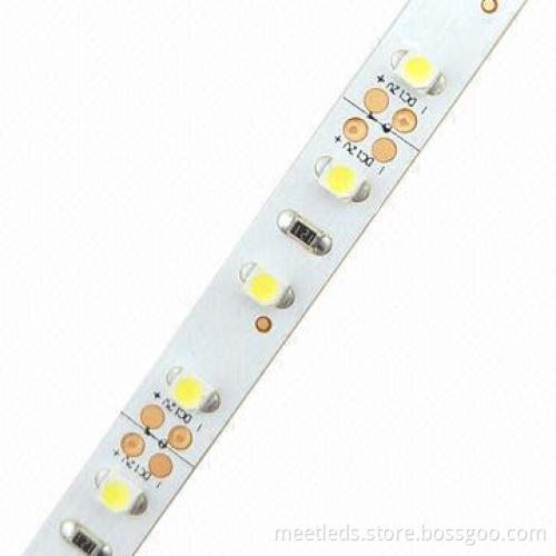 SMD3528 Single Chip Silicone Tube IP67 Waterproof Flexible LED Strip with 90LEDs per Meter, 12V DC